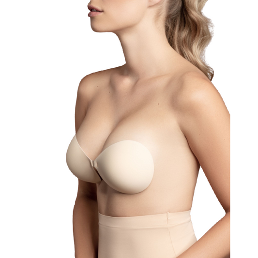 BYE-BRA - SOUTIEN-GORGE INVISIBLE NOIR COUPE A