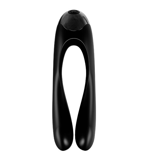 SATISFYER - VIBRATEUR À DOIGTS CANDY CANE ORANGE