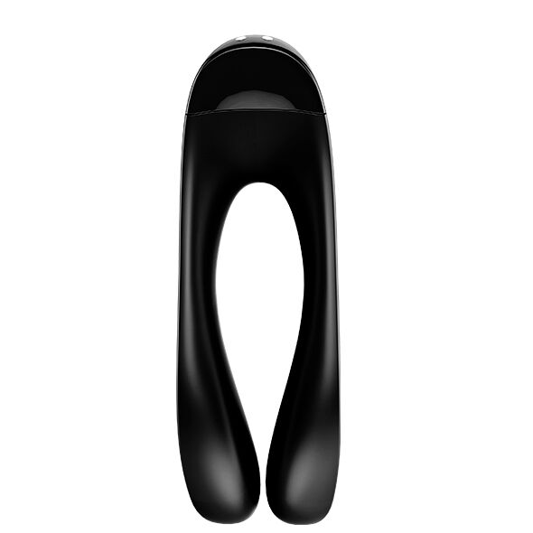SATISFYER - VIBRATEUR À DOIGTS CANDY CANE ORANGE