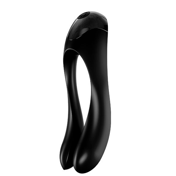 SATISFYER - VIBRATEUR À DOIGTS CANDY CANE ORANGE