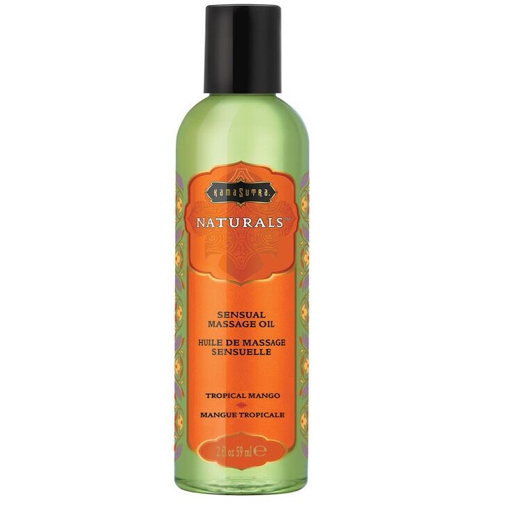 KAMASUTRA - HUILE DE MASSAGE NATURELLE À LA MANGUE TROPICALE 59 ML