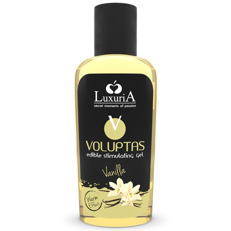 INTIMATELINE LUXURIA - VOLUPTAS GEL DE MASSAGE ALIMENTAIRE À EFFET CHAUFFANT - VANILLE 100 ML