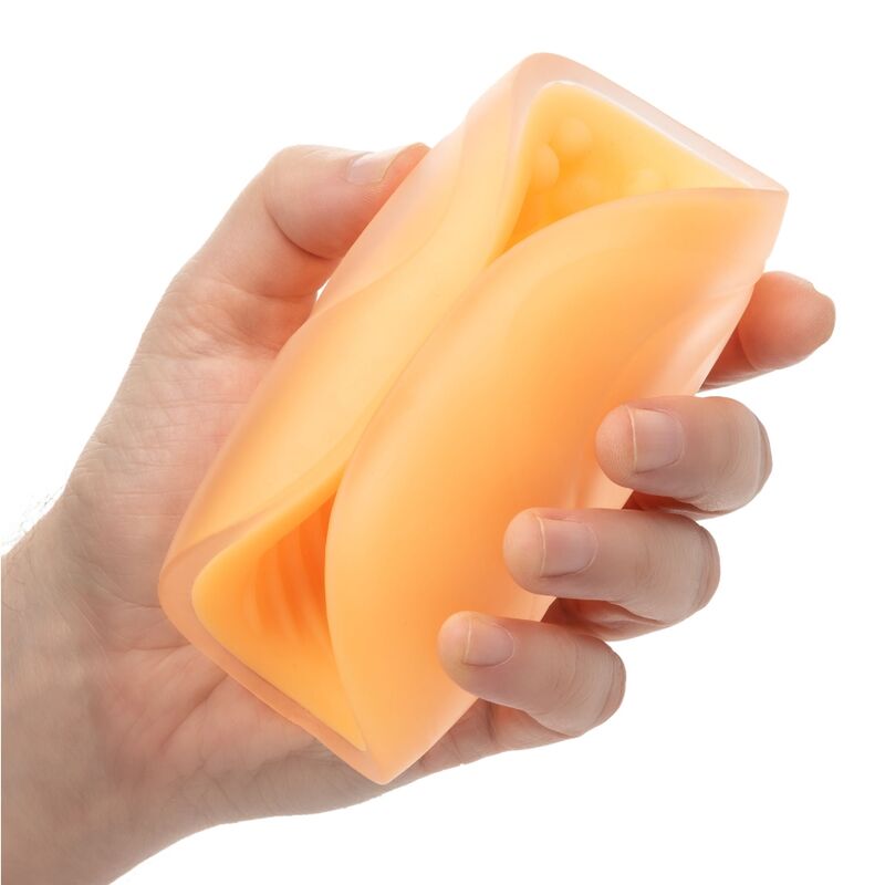 CALEXOTICS - MASTURBATEUR À GRIP EN BILLES ORANGE