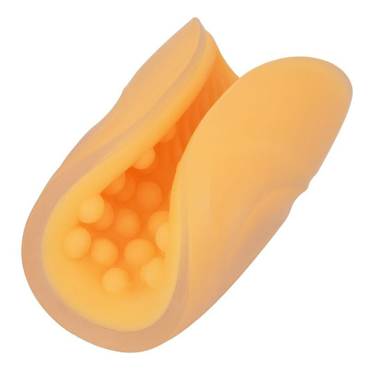 CALEXOTICS - MASTURBATEUR À GRIP EN BILLES ORANGE