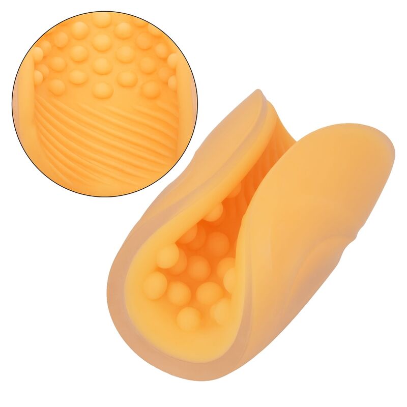 CALEXOTICS - MASTURBATEUR À GRIP EN BILLES ORANGE