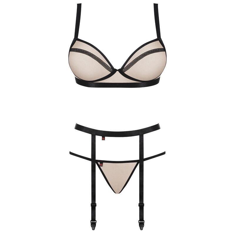 OBSESSIVE - ENSEMBLE NUDELIA TROIS PIÈCES S/M