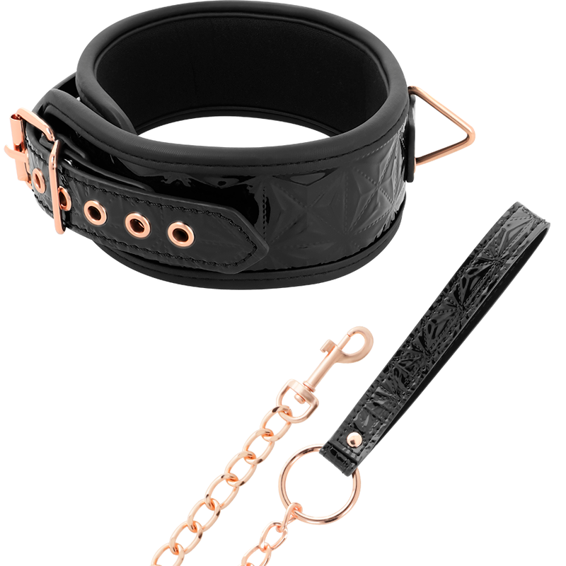 BEGME - COLLIER EN CUIR VÉGAN PREMIUM BLACK EDITION