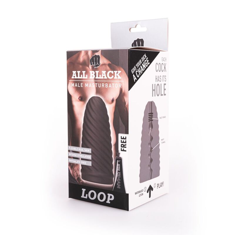ALL BLACK - MODÈLE MASTURBATEUR LOOP 1