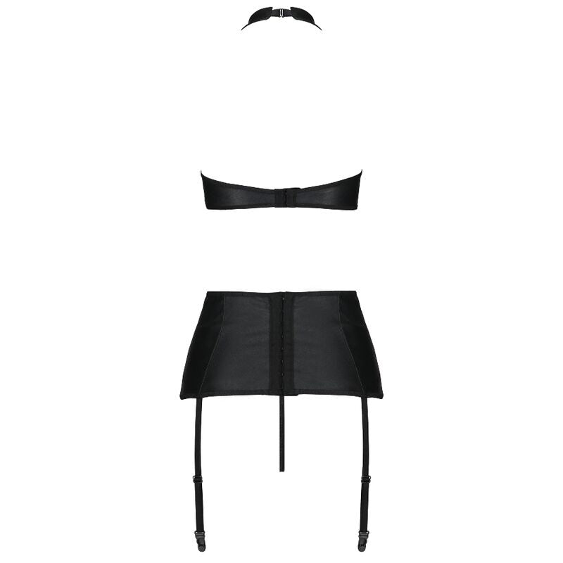 PASSION - ENSEMBLE NANCY EN CUIR ÉCOLOGIQUE S/M