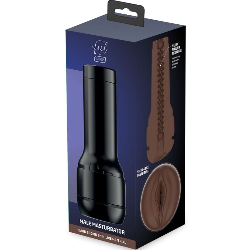 KIIROO - STIMULATEUR MASTURBATEUR FEEL STROKER - BRUN FONCÉ