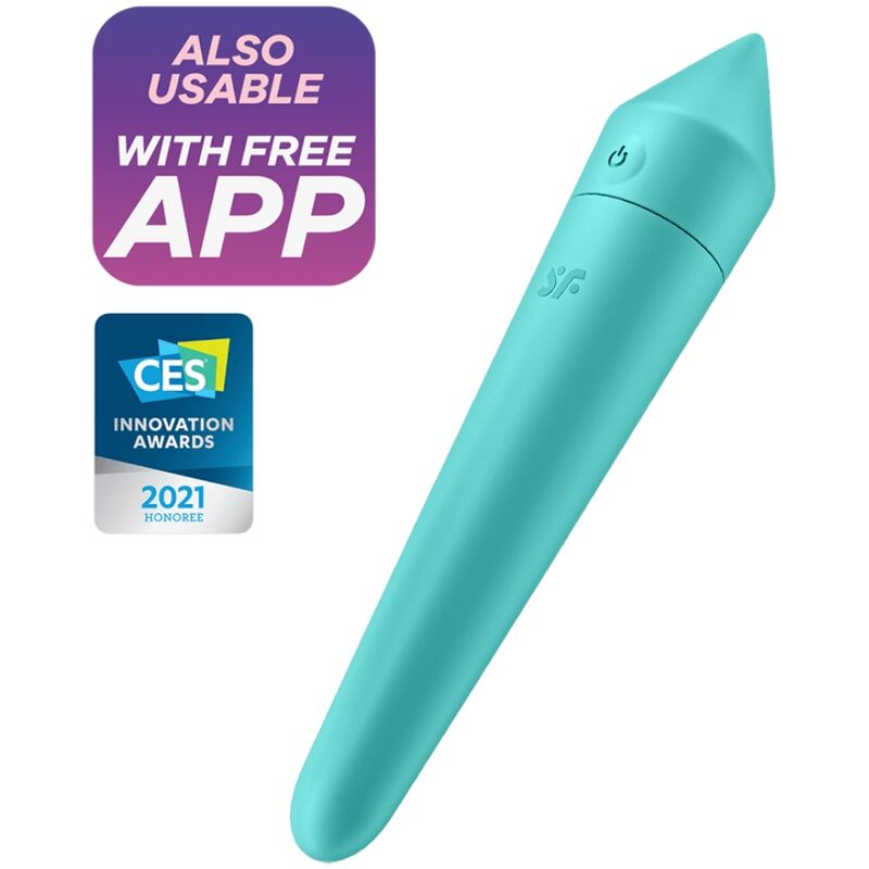 SATISFYER - BALLE ULTRA PUISSANTE 8 TURQUOISE
