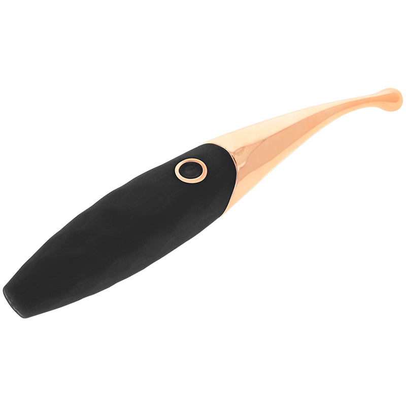 OHMAMA - STIMULATEUR DE CLITORIS RECHARGEABLE 36 MODES NOIR-ROSE OR
