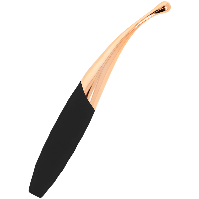 OHMAMA - STIMULATEUR DE CLITORIS RECHARGEABLE 36 MODES NOIR-ROSE OR