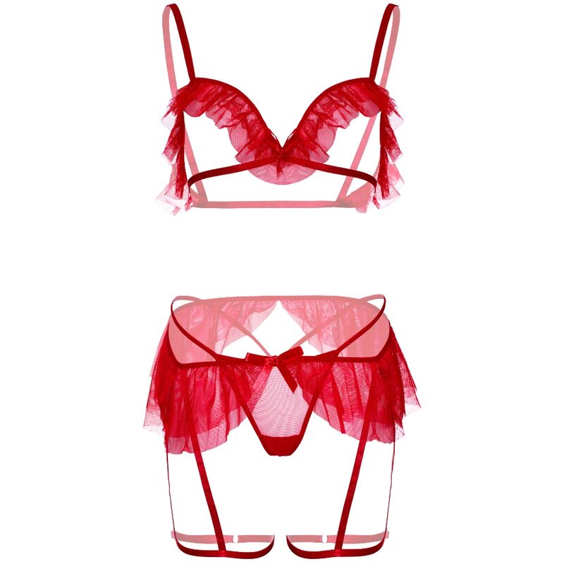 LEG AVENUE - ENSEMBLE DE SOUTIEN-GORGE TROIS PIÈCES, PERING ET SOUTIEN-GORGE