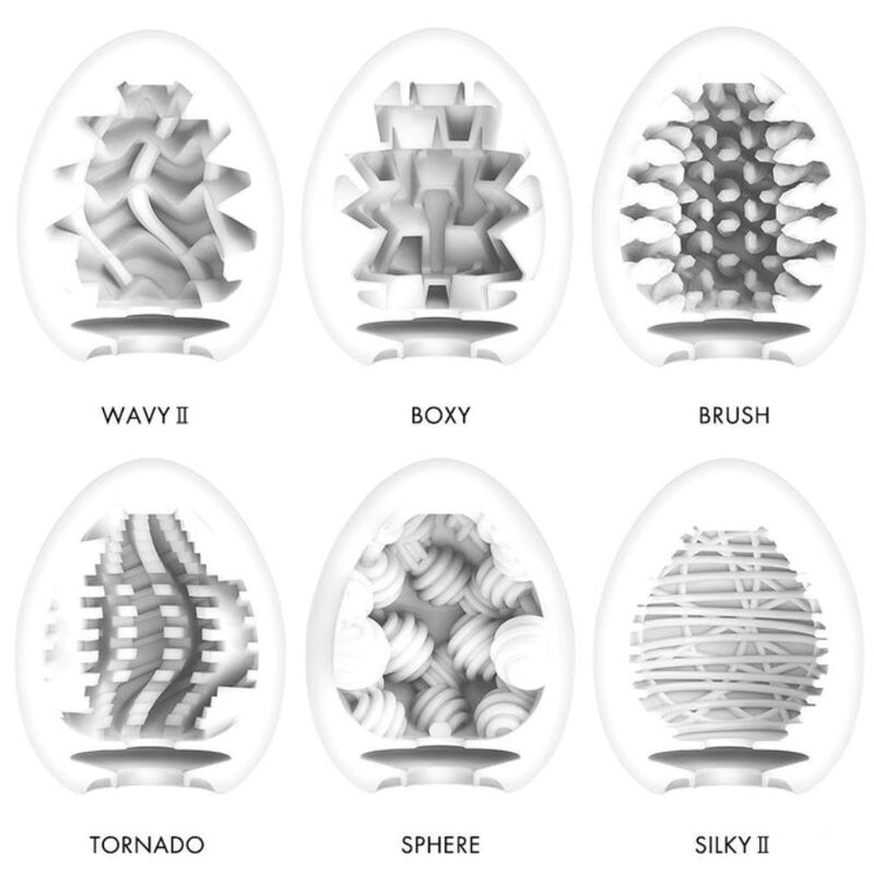 TENGA - OEUF MASTURBATEUR EASY BEAT PACK 6 UNITÉS