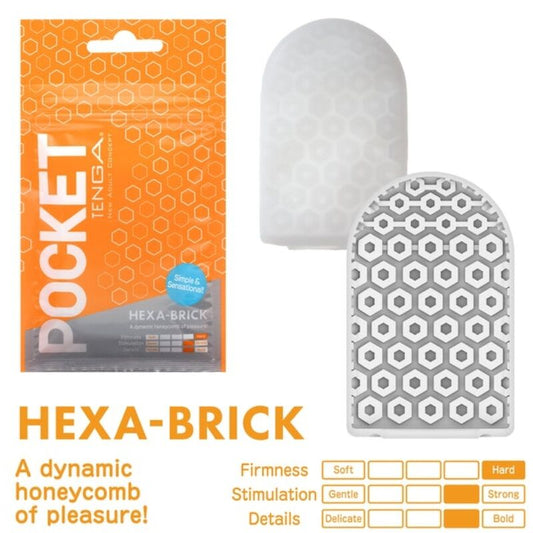 TENGA - POCHE POUR MASTURBATEUR HEXA BRICK