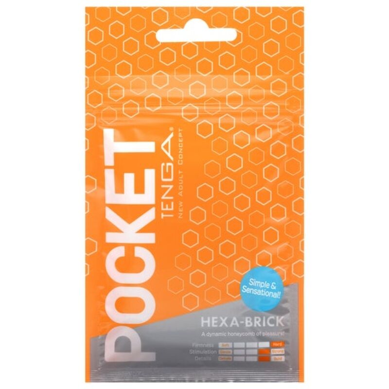 TENGA - POCHE POUR MASTURBATEUR HEXA BRICK