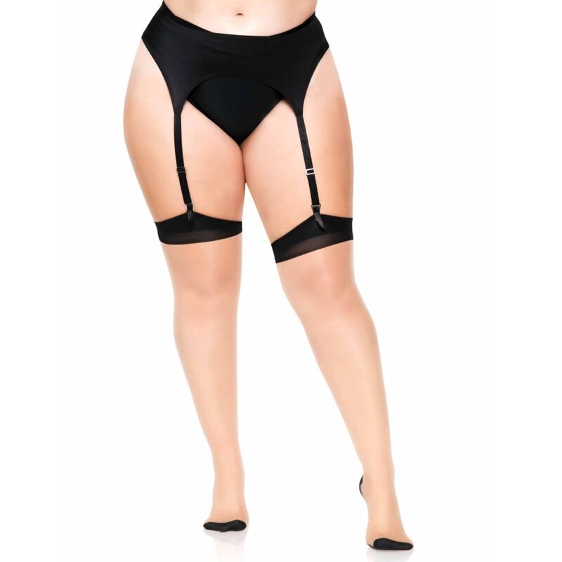 LEG AVENUE - MAILLOT DE BAIN EN LYCRA 2 TONS AVEC COUTURES ARRIÈRE ET TALON CUBAIN