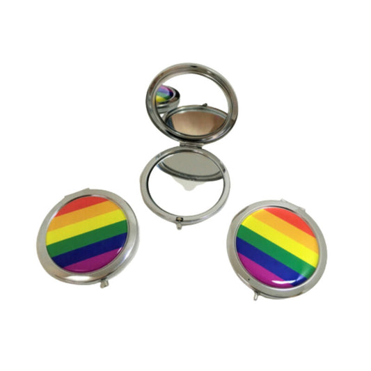 PRIDE - MIROIR DOUBLE FACE AVEC DRAPEAU LGBT
