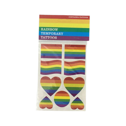 FIERTÉ - TATOUAGES AVEC DRAPEAU LGBT