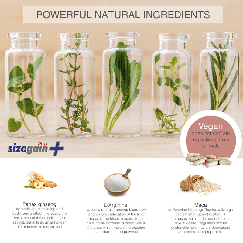 500 COSMÉTIQUES - PILULES DISIZEGAIN PLUS POUR AGRANDIR LE PÉNIS