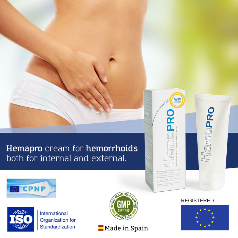500 COSMÉTIQUES - CRÈME HEMAPRO POUR LE TRAITEMENT DES HÉMORROÏDES
