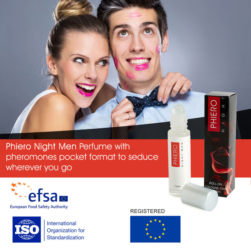 500 COSMETICS - PARFUM PHÉROMONE HOMME PHIERO NIGHT MAN AVEC ROLL-ON