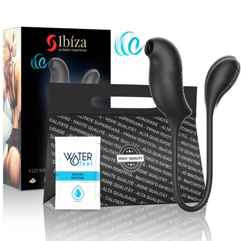 IBIZA - STIMULATEUR AVEC ASPIRATION ET VIBRATION MAGIQUES DU CLITORIS
