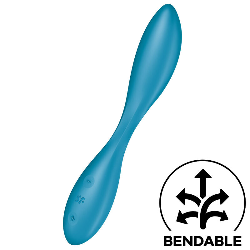 SATISFYER - MULTI VIBRATEUR G-SPOT FLEX 1 BLEU