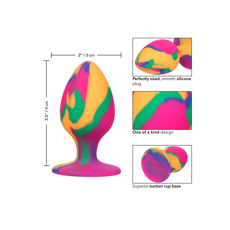 CALEXOTICS - GROS PLUG ANAL TIE-DYE CHEEKY
