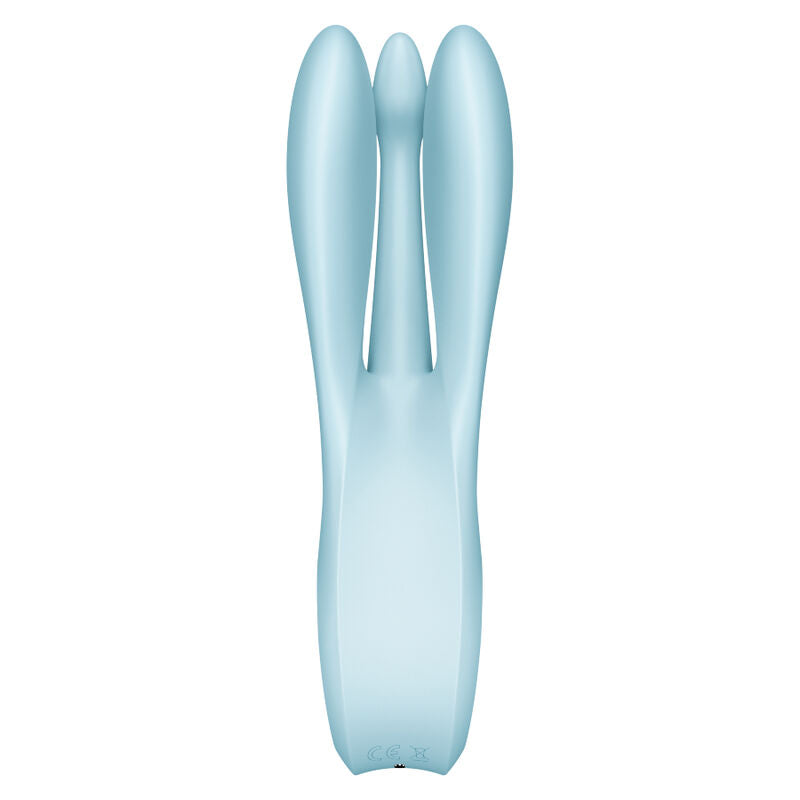 SATISFYER - VIBRATEUR BLEU TROIS 1