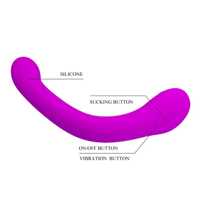 PRETTY LOVE - VIBRATEUR ALEX ET VENTOUSE CLITO LILAS