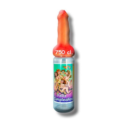 DIABLO PICANTE - BOUTEILLE ALIMENTAIRE PÉNIS VIANDE D'ANNIVERSAIRE 750 ML