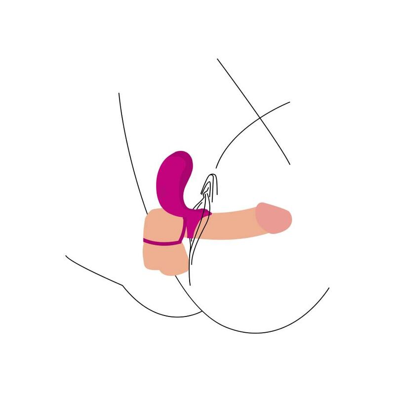 XOCOON - BAGUE STIMULATEUR DE COUPLE FUCHSIA