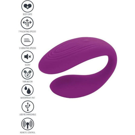 XOCOON - VIBRATEUR BOUND LOVE COUPLE VIOLET