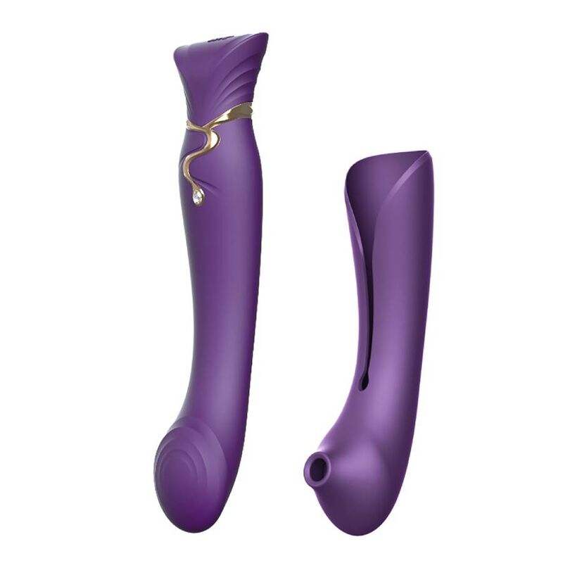 ZALO - SET QUEEN PULSE WAVE STIM POUR CLITO VIOLET
