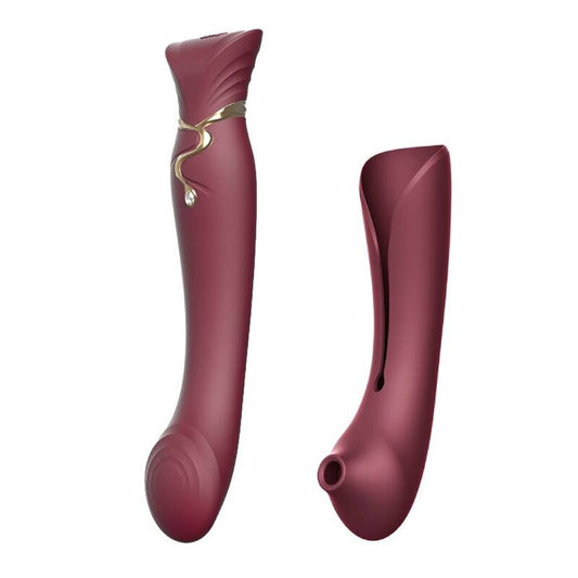 ZALO - SET QUEEN PULSE WAVE CLIT STIM ROUGE