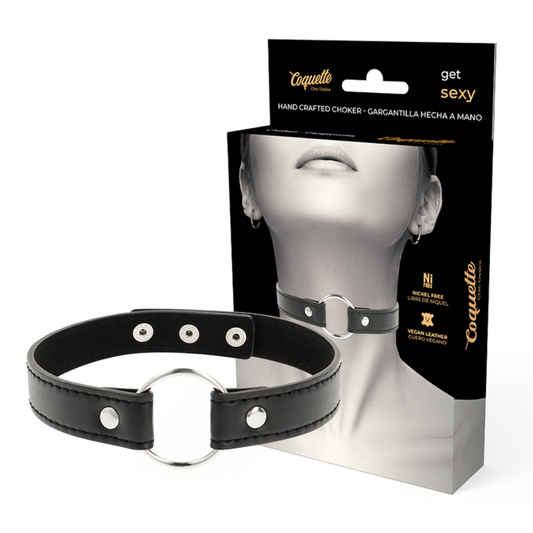 COQUETTE CHIC DESIRE - COLLIER CUIR VEGAN ACCESSOIRE FEMME