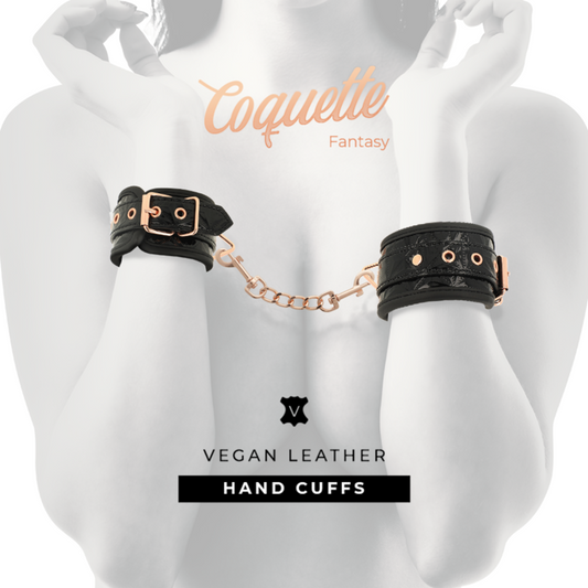 COQUETTE CHIC DESIRE - MENOTTES ÉDITION NOIRE AVEC DOUBLURE NÉOPRÈNE