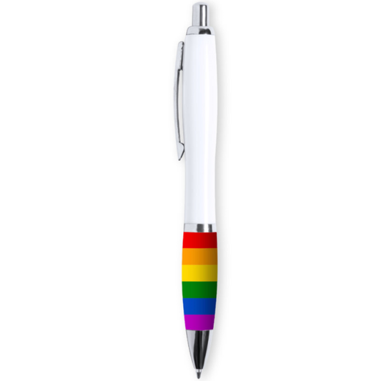 FIERTÉ - DRAPEAU LGBT BIROS BLANCS
