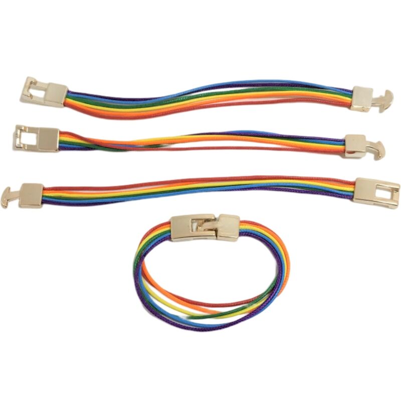 PRIDE - BRACELET CORDE AVEC DRAPEAU LGBT