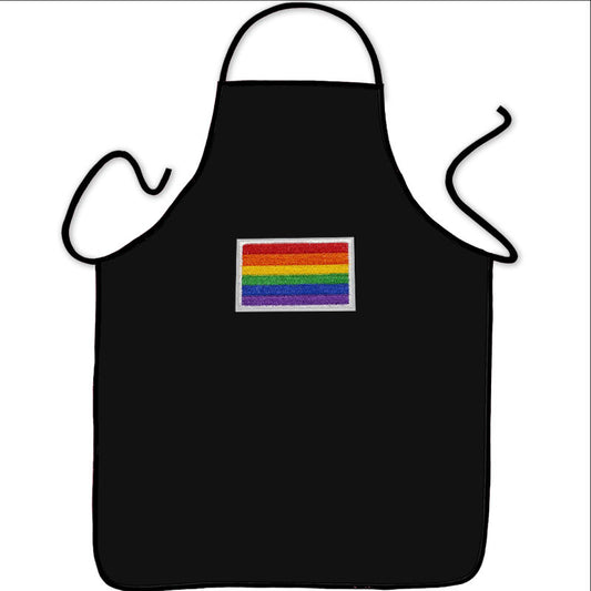 PRIDE - TABLIER DE BON CHEF AVEC DRAPEAU LGBT