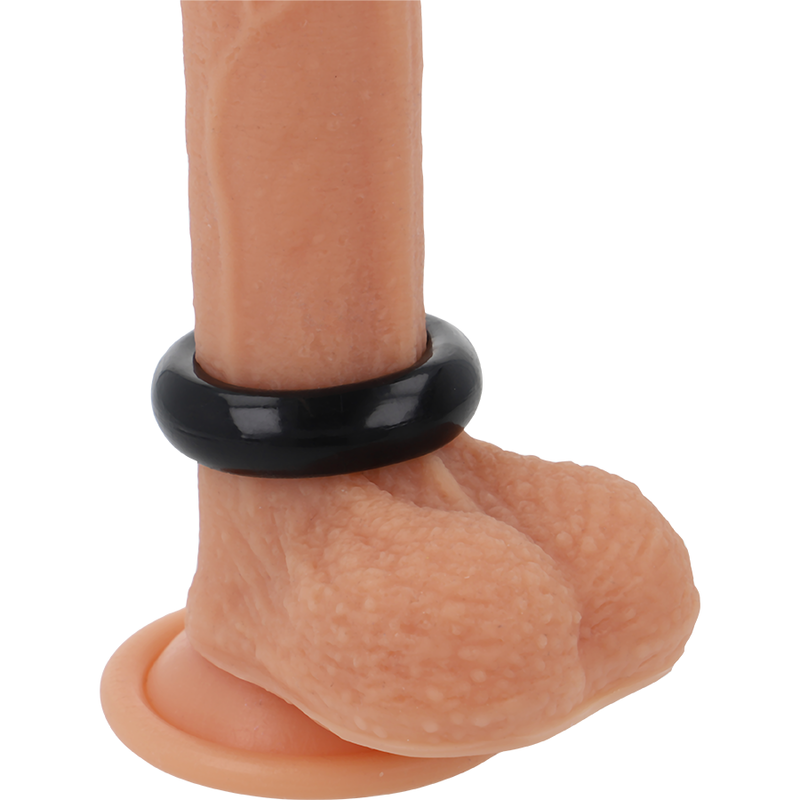 POWERING - ANNEAU PÉNIS SUPER FLEXIBLE ET RÉSISTANT 3,8 CM PR04 NOIR