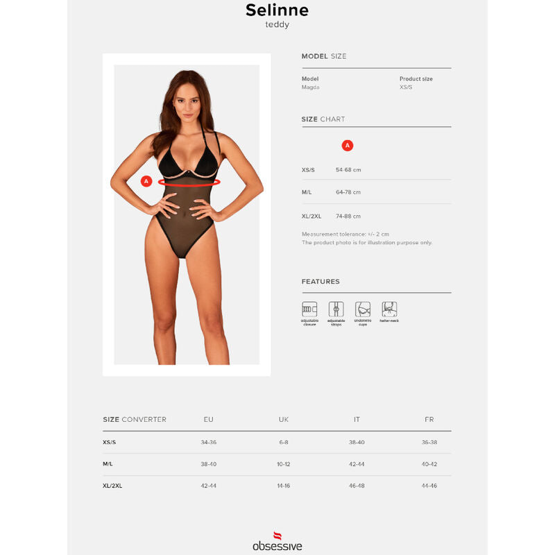 OBSESSIF - SELINNE TEDDY XS/S