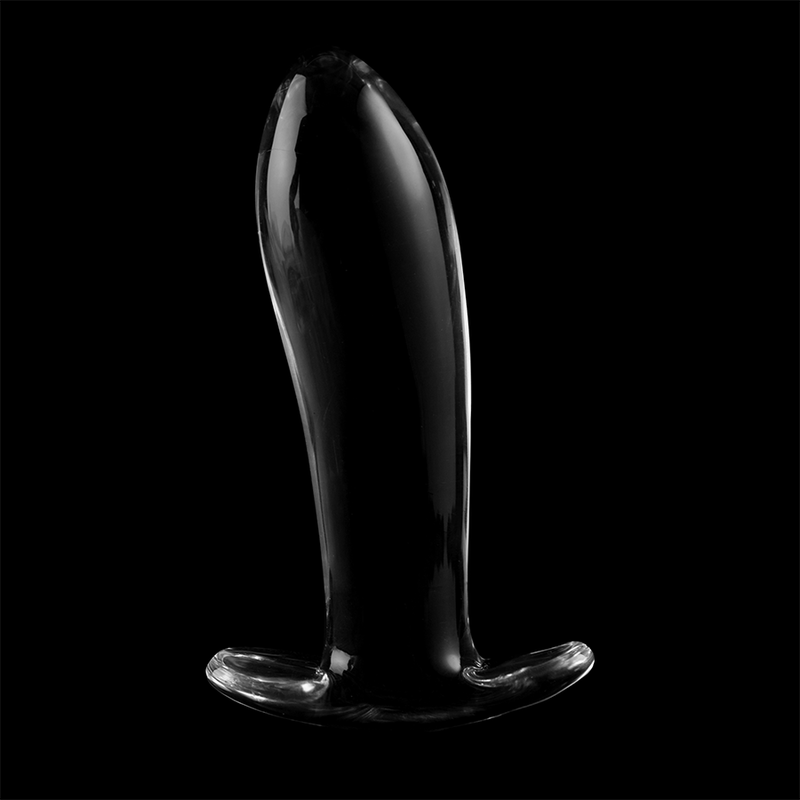 SÉRIE NEBULA PAR IBIZA - PLUG ANAL MODÈLE 5 VERRE BOROSILICATE TRANSPARENT 12,5 CM -OU- 3,5 CM