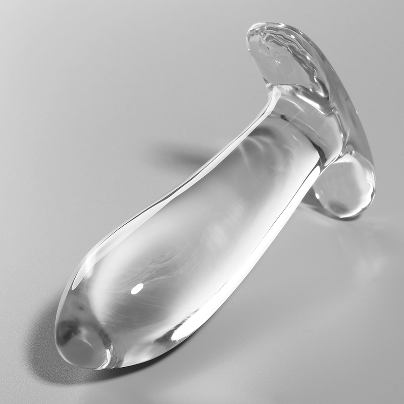 SÉRIE NEBULA PAR IBIZA - PLUG ANAL MODÈLE 5 VERRE BOROSILICATE TRANSPARENT 12,5 CM -OU- 3,5 CM