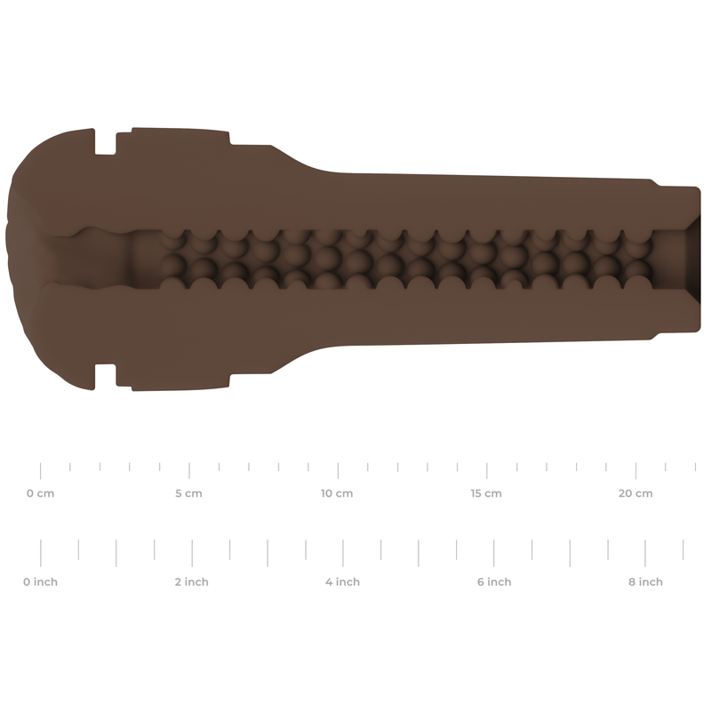 KIIROO - STIMULATEUR MASTURBATEUR FEEL STROKER - BRUN FONCÉ