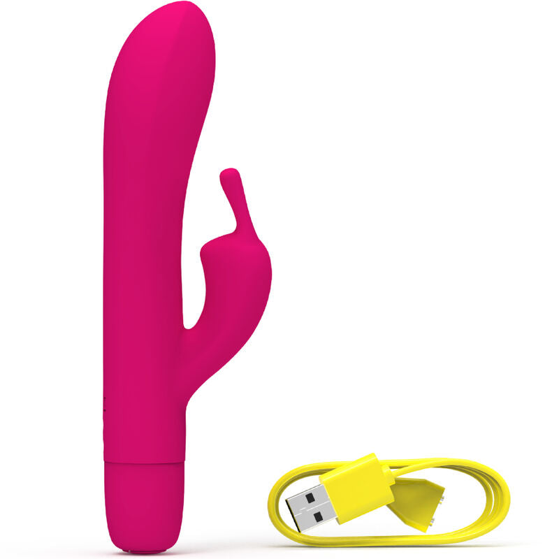 B SWISH - VIBRATEUR RECHARGEABLE CLASSIQUE BWILD BUNNY INFINITE EN SILICONE ROSE