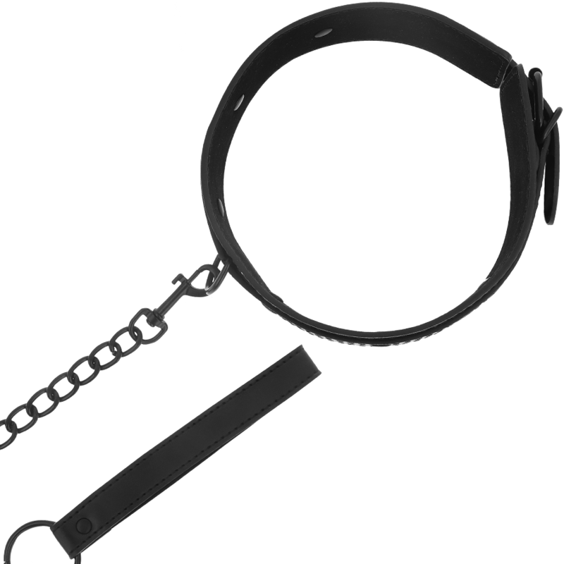 INTENSE - COLLIER EN CUIR VÉGAN FÉTICHE
