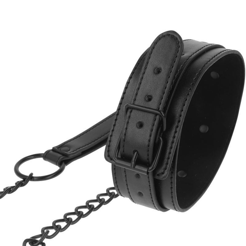 INTENSE - COLLIER EN CUIR VÉGAN FÉTICHE